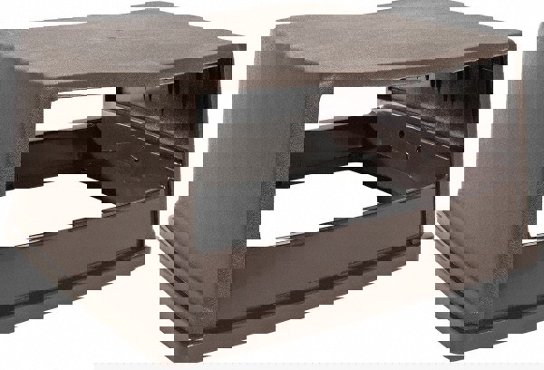 Glutton Receptacle, Hooded Top Without Door, Rectangular, 23w X 26.63d X 13h, Brown